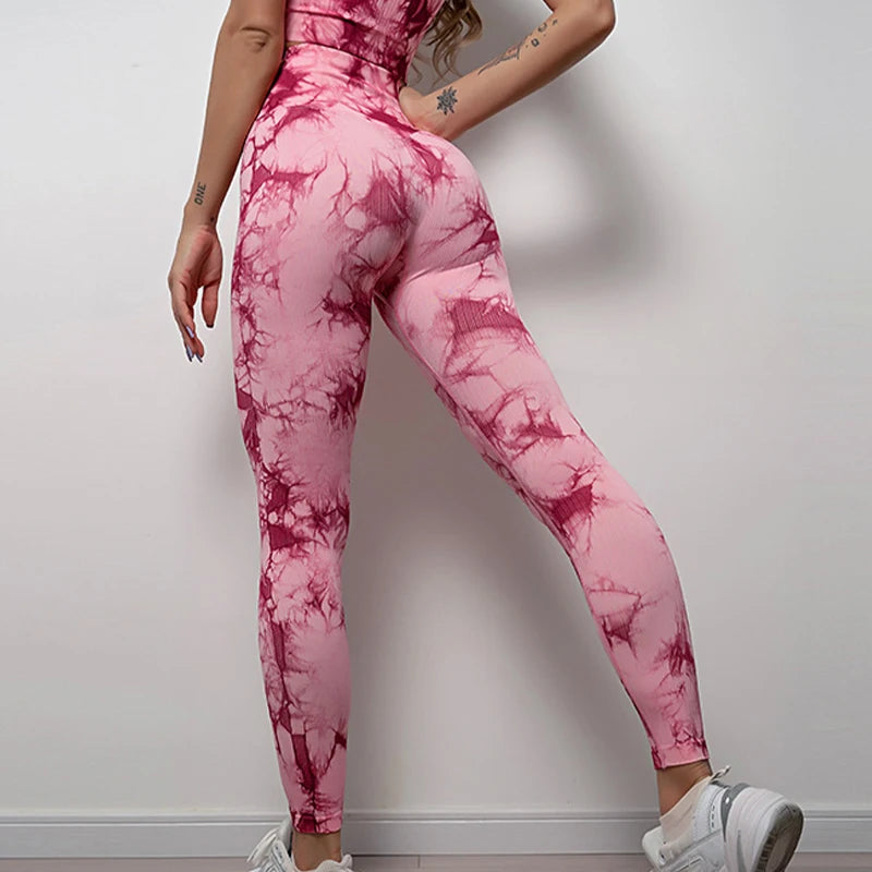 NCLAGEN Yoga Suit Bra And Pants Leopard Pattern Women Sportwear